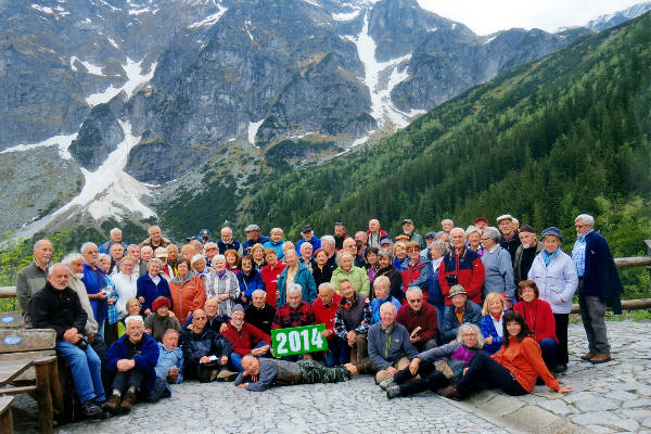 uczestnicy XXII spotkania taterników-seniorów nad Morskim Okiem uczestnicy XXII spotkania taterników-seniorów nad Morskim Okiem